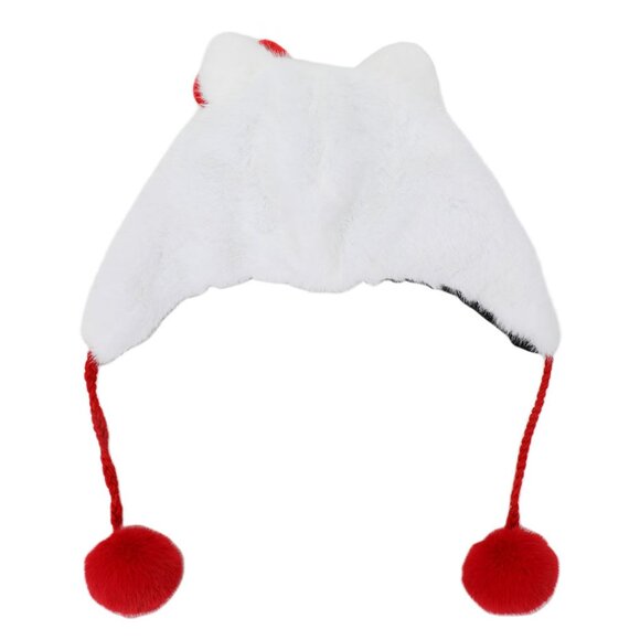 Hello Kitty Faux Fur 3D Laplander Beanie - Picture 5 of 7